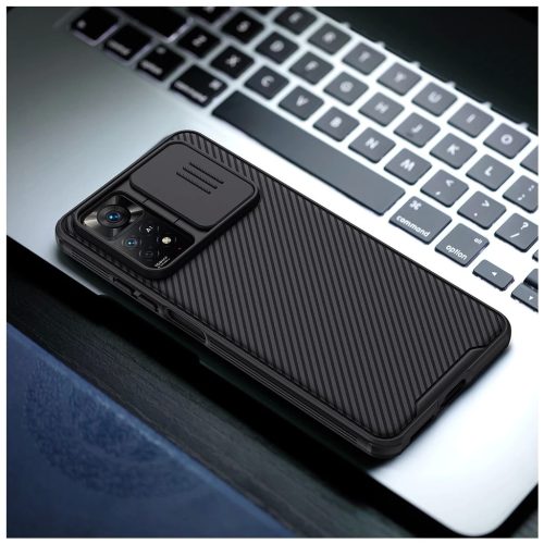 Nillkin CamShield PRO kemény tok Xiaomi Redmi Note 11 Pro/11 Pro 5G készülékhez fekete