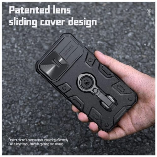 Nillkin CamShield Armor PRO mágneses kemény tok Apple iPhone 14 Pro készülékhez fekete