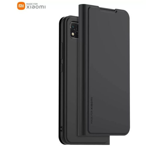 Made for Xiaomi Book Case Xiaomi Redmi 9C/9C NFC/10A készülékhez fekete