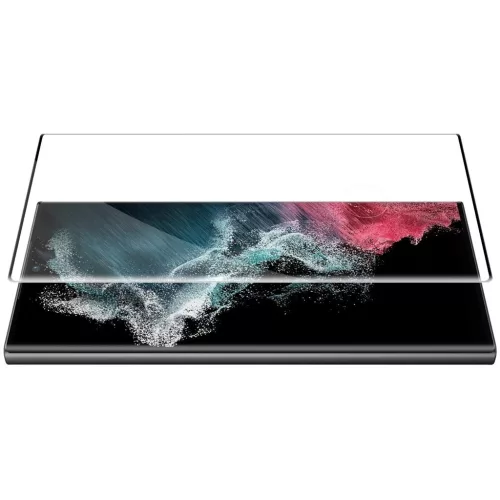 Nillkin Tempered Glass 3D CP+ MAX kijelzővédő Samsung Galaxy S23 Ultra készülékhez fekete