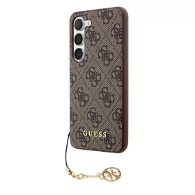 Guess 4G Charm tok Samsung Galaxy S23 készülékhez barna