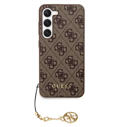 Guess 4G Charm tok Samsung Galaxy S23 készülékhez barna