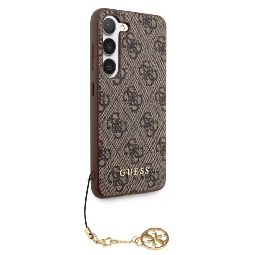 Guess 4G Charm tok Samsung Galaxy S23 készülékhez barna