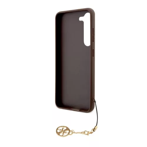 Guess 4G Charm tok Samsung Galaxy S23 készülékhez barna
