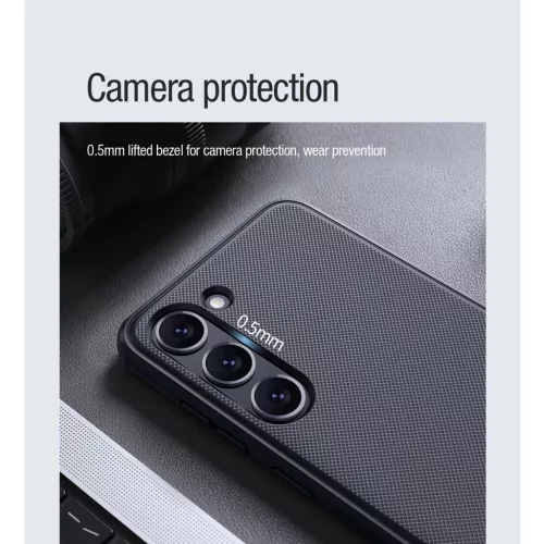 Nillkin Super Frosted PRO mágneses hát tok Samsung Galaxy S23 készülékhez fekete