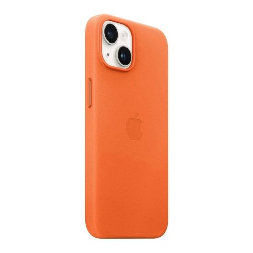 MPP83ZM/A Apple bőr Magsafe tok iPhone 14 készülékhez narancssárga