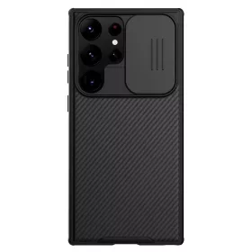   Nillkin CamShield PRO mágneses merev tok Samsung Galaxy S23 Ultra készülékhez fekete