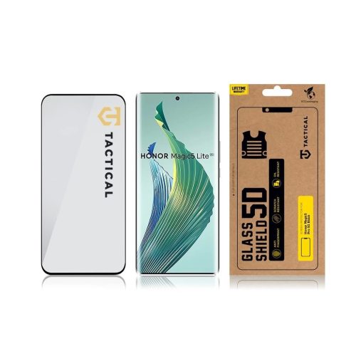 Tactical Glass Shield 5D for Honor Magic5 Pro 5G készülékhez fekete