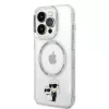 Karl Lagerfeld IML Karl and Choupette MagSafe tok iPhone 13 Pro készülékhez átlátszó