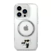Karl Lagerfeld IML Karl and Choupette MagSafe tok iPhone 13 Pro készülékhez átlátszó