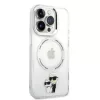 Karl Lagerfeld IML Karl and Choupette MagSafe tok iPhone 13 Pro készülékhez átlátszó