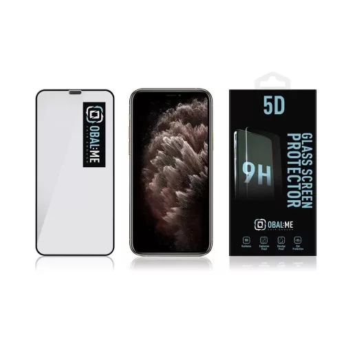 OBAL:ME 5D üvegkijelzővédő Apple iPhone 11 Pro/ XS/X készülékhez fekete