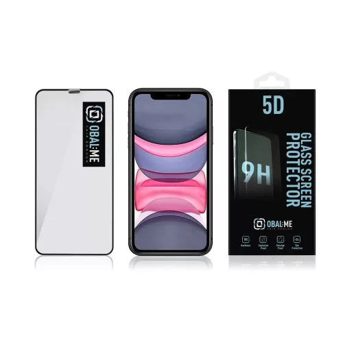 OBAL:ME 5D üveg kijelzővédő Apple iPhone 11 Pro Max/XS Max készülékhez fekete