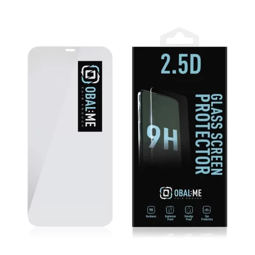 OBAL:ME 2.5D üveg kijelzővédő Apple iPhone 12 mini készülékhez átlátszó