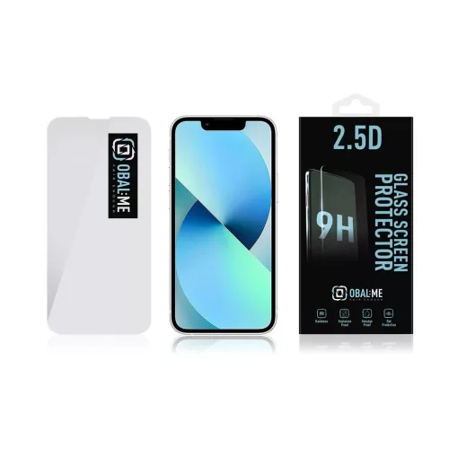 OBAL:ME 2.5D üveg kijelzővédő Apple iPhone 13 mini készülékhez átlátszó