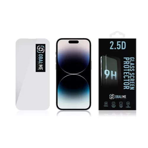 OBAL:ME 2.5D üveg kijelzővédő Apple iPhone 14 Pro készülékhez, átlátszó