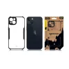Tactical Quantum Stealth tok Apple iPhone 13 készülékhez, átlátszó/fekete