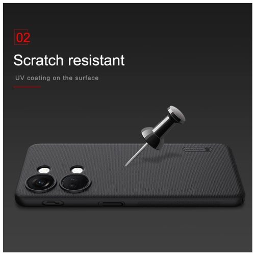 Nillkin Super Frosted hátsó tok OnePlus Nord 3 készülékhez fekete