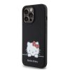 Hello Kitty Liquid Silicone Daydreaming Logo tok iPhone 13 Pro készülékhez fekete