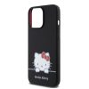 Hello Kitty Liquid Silicone Daydreaming Logo tok iPhone 13 Pro készülékhez fekete