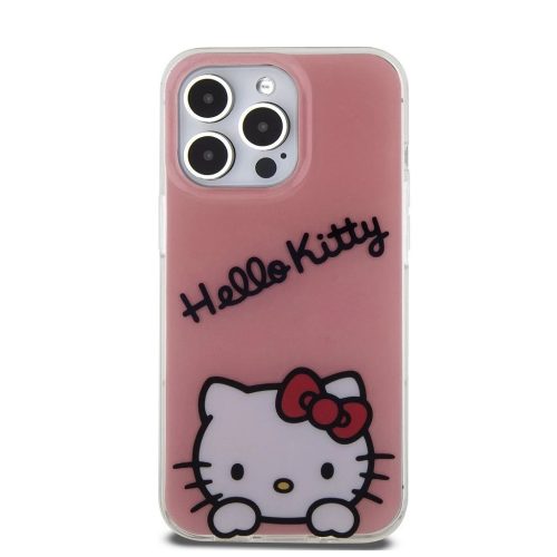 Hello Kitty IML Daydreaming Logo tok iPhone 13 Pro készülékhez rózsaszín