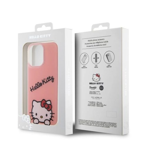 Hello Kitty IML Daydreaming Logo tok iPhone 13 Pro készülékhez rózsaszín
