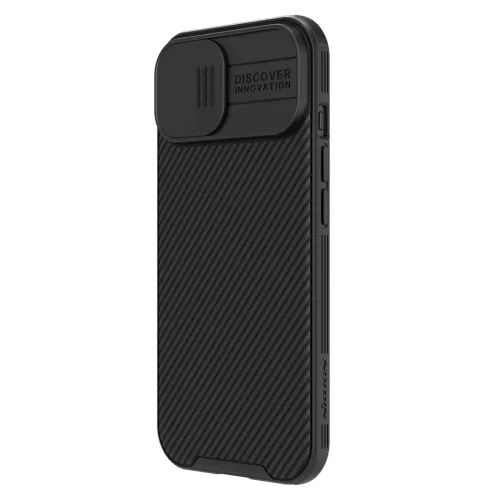 Nillkin CamShield PRO mágneses kemény tok az Apple iPhone 15 készülékhez fekete