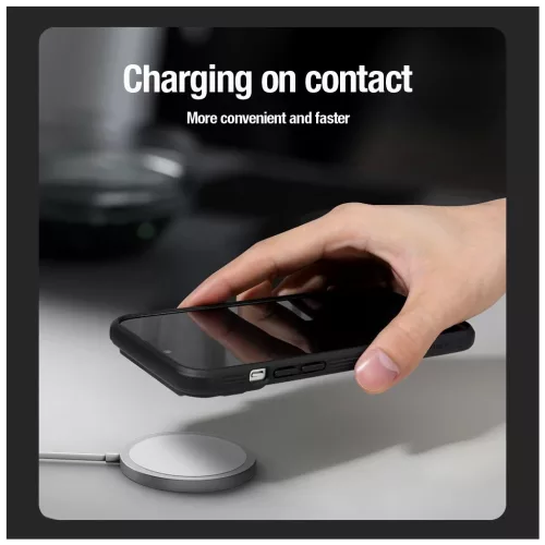 Nillkin CamShield PRO mágneses kemény tok az Apple iPhone 15 készülékhez fekete