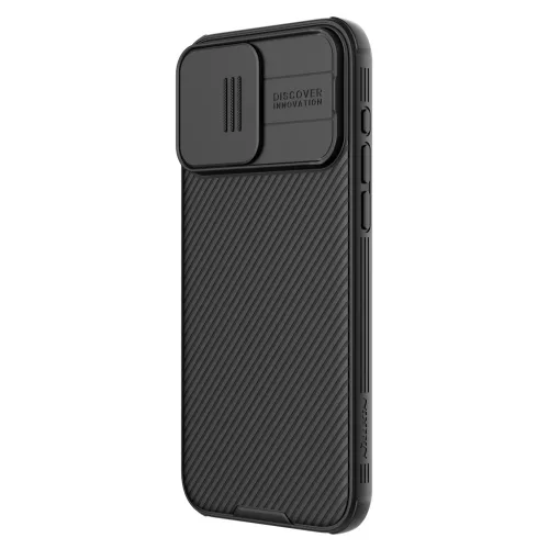 Nillkin CamShield PRO mágneses kemény tok Apple iPhone 15 Pro Max készülékhez fekete