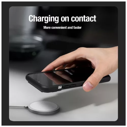 Nillkin CamShield PRO mágneses kemény tok Apple iPhone 15 Pro Max készülékhez fekete