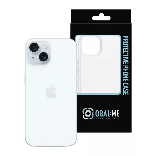 OBAL:ME TPU tok Apple iPhone 15 készülékhez átlátszó