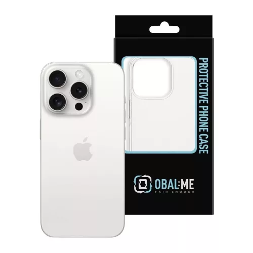 OBAL:ME TPU tok Apple iPhone 15 Pro készülékhez átlátszó