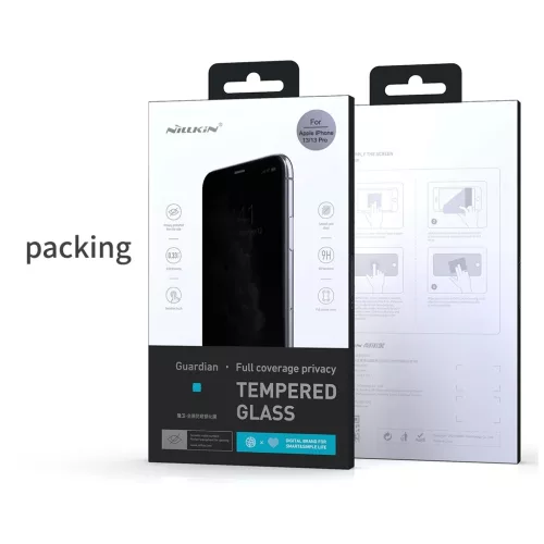 Nillkin üvegfólia 0.33mm Guardian 2.5D Apple iPhone 13/13 Pro/14/16e/17e készülékhez fekete