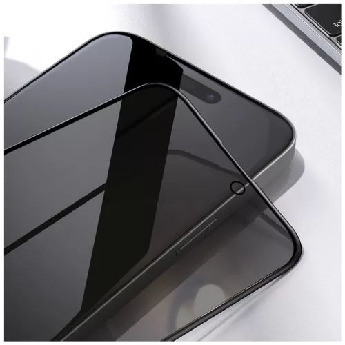 Nillkin Tempered Glass 0.33mm Guardian 2.5D kijelzővédő Apple iPhone 15 Pro Max készülékhez fekete