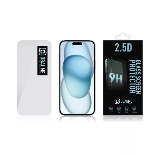 OBAL:ME 2.5D üveg kijelzővédő Apple iPhone 15 Plus/16 Plus készülékhez átlátszó