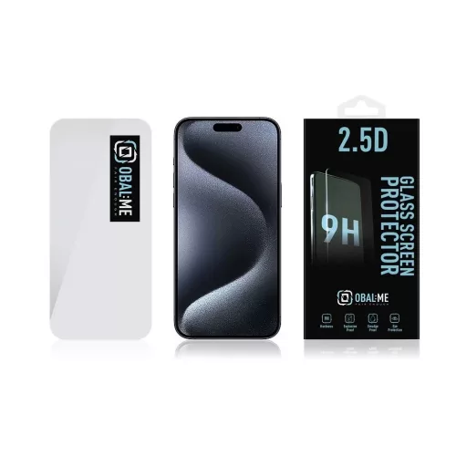 OBAL:ME 2.5D kijelzővédő Apple iPhone 15 Pro készülékhez átlátszó