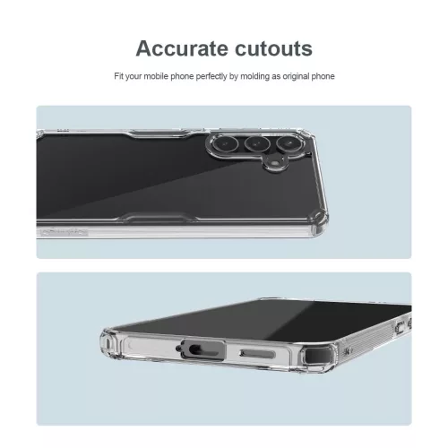 Nillkin Nature TPU PRO tok Samsung Galaxy S24 készülékhez átlátszó