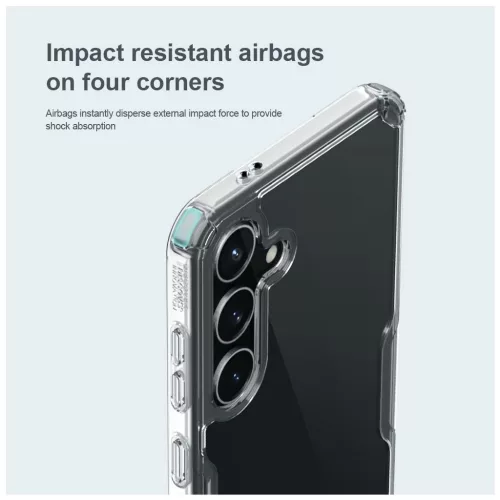 Nillkin Nature TPU PRO tok Samsung Galaxy S24 készülékhez átlátszó