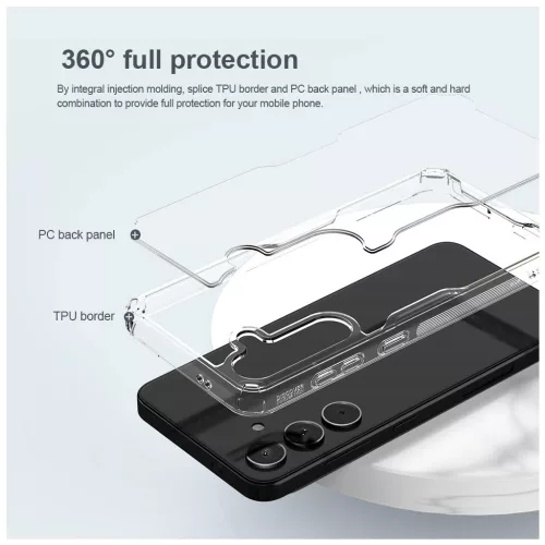 Nillkin Nature TPU PRO tok Samsung Galaxy S24 készülékhez átlátszó