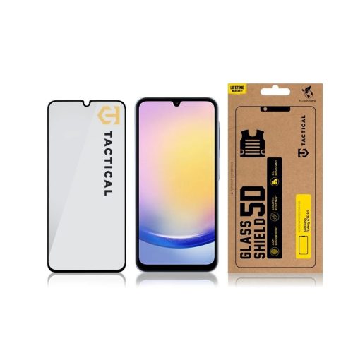 Tactical Glass Shield 5D kijelzővédő Samsung Galaxy A25 5G készülékhez fekete
