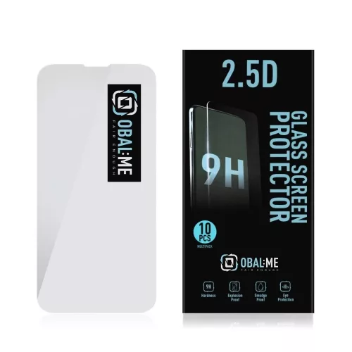 OBAL:ME Multipack 2.5D üveg kijelzővédő Apple iPhone 13/13 Pro/14/16e/17e készülékhez, átlátszó, 10 db