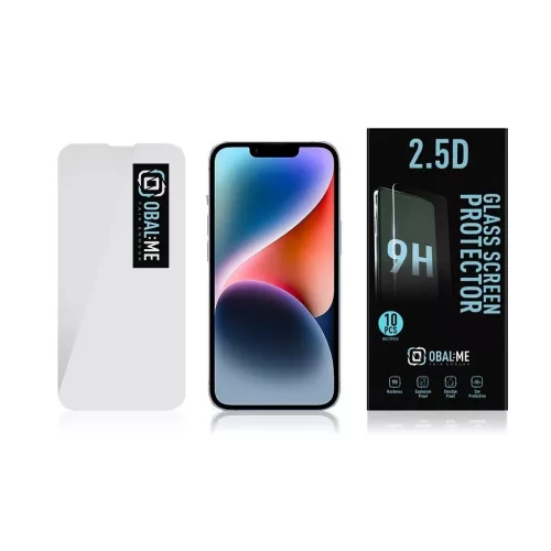 OBAL:ME Multipack 2.5D üveg kijelzővédő Apple iPhone 13/13 Pro/14/16e készülékhez, átlátszó, 10 db