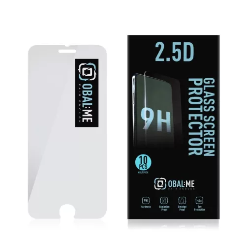 OBAL:ME Multipack 2.5D üveg kijelzővédő for Apple iPhone 7/8/SE2020/SE2022 készülékhez, átlátszó (10 db)