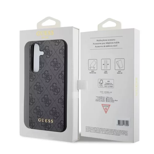 Guess 4G Charm tok Samsung Galaxy S24 készülékhez szürke
