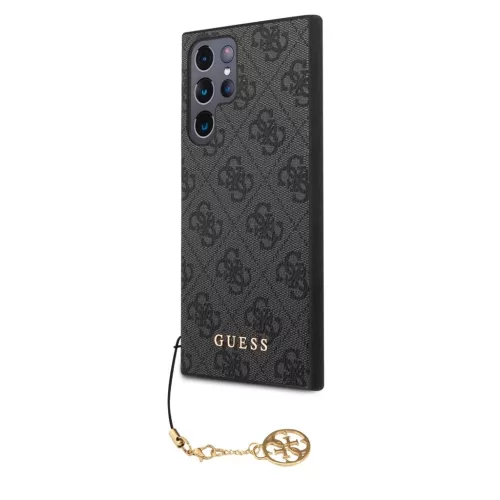 Guess 4G Charm tok Samsung Galaxy S24 Ultra készülékhez szürke