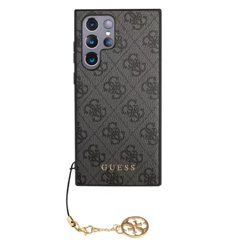 Guess 4G Charm tok Samsung Galaxy S24 Ultra készülékhez szürke