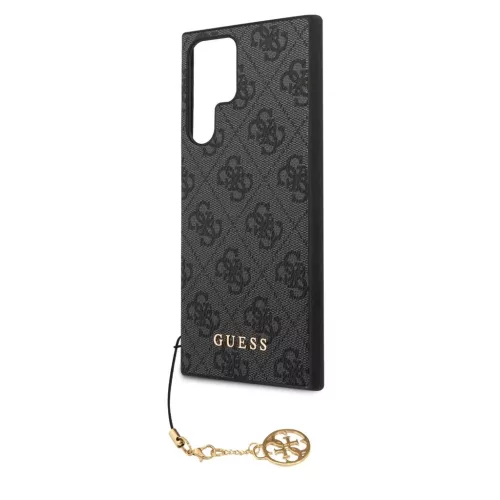 Guess 4G Charm tok Samsung Galaxy S24 Ultra készülékhez szürke