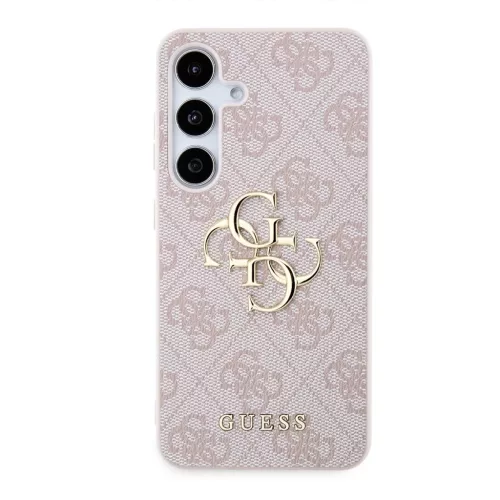 Guess PU 4G Metal Logo tok Samsung Galaxy S24 készülékhez rózsaszín