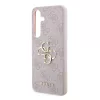 Guess PU 4G Metal Logo tok Samsung Galaxy S24 készülékhez rózsaszín