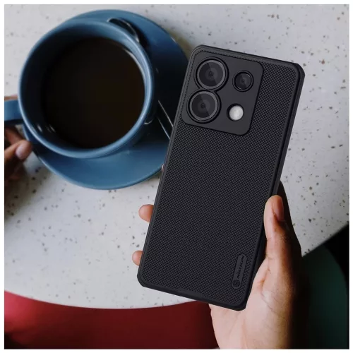 Nillkin Super Frosted PRO hátsó tok Xiaomi Redmi Note 13 Pro 5G/Poco X6 5G készülékhez fekete